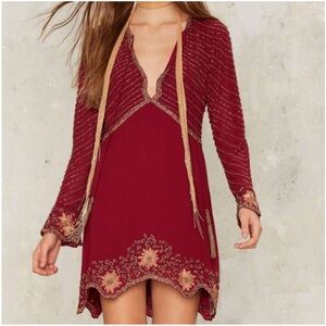 Nasty Gal Beading is Fundamental Dress XS